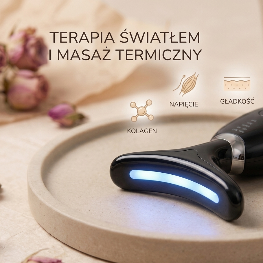 CeraOdNowa™ - Urządzenie do Liftingu Twarzy i Szyi EMS z Terapią LED